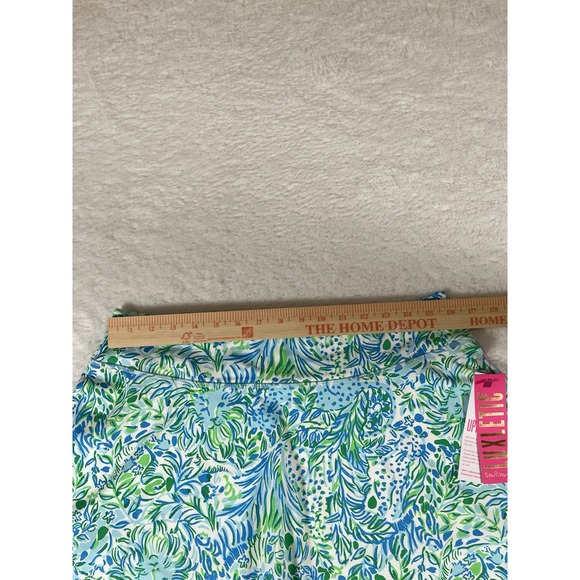 Lilly Pulitzer Aila Skort UPF50 Hydra Blue Dandy Lions Golf Tennis Beach Sz Lg - Picture 11 of 12
